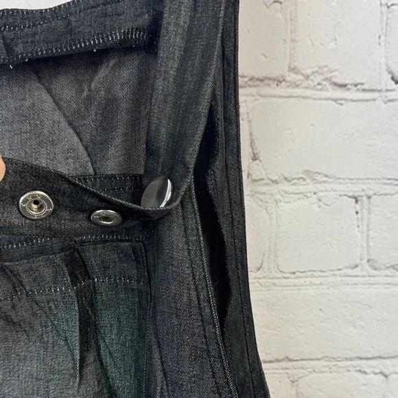 BloomChic Black Metallic Midi Dress Size Large - Picture 4 of 8